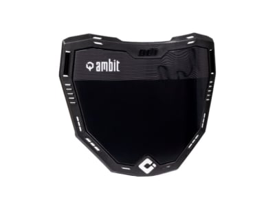 AMBIT Number Plate Single Crown (Enduro / Trail) | Black