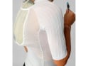 VELOTOZE Base Layer AeroFlow HydroVest with Hydration Bladder | White S