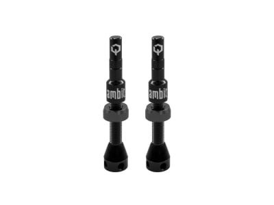 AMBIT Tubeless Ventil Set Realm | schwarz