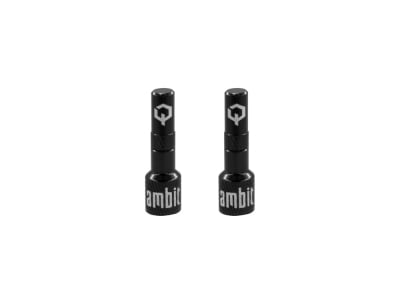 AMBIT Tubeless Ventil Adapter Set Realm | schwarz