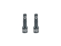 AMBIT Tubeless Ventil Adapter Set Realm | blau-grau