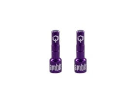 AMBIT Tubeless Ventil Adapter Set Realm | lila