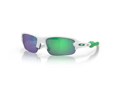 OAKLEY Junior Sonnenbrille Flak XXS Matte White | Prizm Jade OJ9008-0858