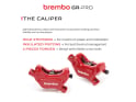 BREMBO Scheibenbremse GR-PRO | rot / schwarz | Set