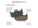 BREMBO Scheibenbremse GR-PRO | rot / schwarz | Set