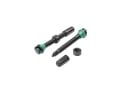 ABSOLUTE BLACK Aether Carbon Ultra-Light Tubeless Valve Set | 18–30 mm | black