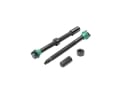 ABSOLUTE BLACK Aether Carbon Ultra-Light Tubeless Valve Set | 18–30 mm | black