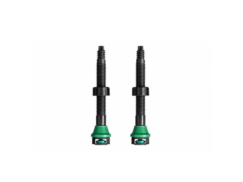 ABSOLUTE BLACK Aether Carbon Ultra-Light Tubeless Valve Set | 18–30 mm | black 60 mm New