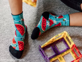 SOX FOOTWEAR Kinder Socken Doppelpack Dots & Fruity...