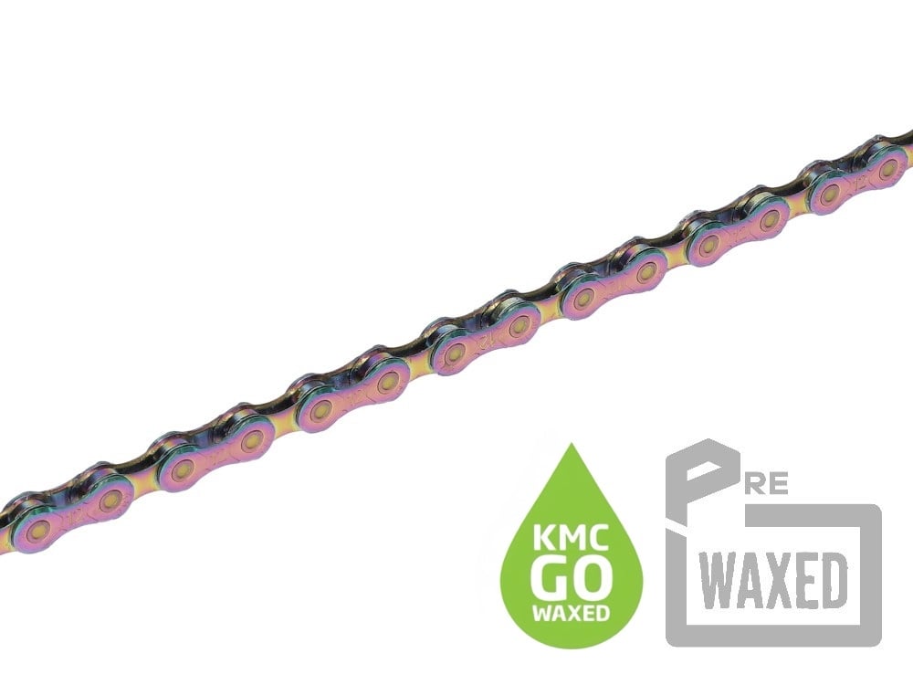 KMC pre-waxed chain X12 Go Wax incl. chain lock | 12-speed | 126