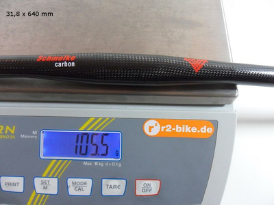 SCHMOLKE Lenker Carbon MTB Flatbar SL 9° 540 mm