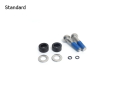 AVID Adapter PM - PM +10 mit Edelstahlschrauben | Standard & CPS | schwarz