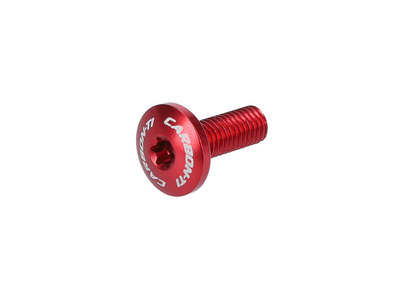 CARBON-TI Aluminium Screw M5x14 large Pan Head blue