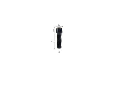 CARBON-TI Aluminiumschraube X-Limit 12 | M4x12 blau