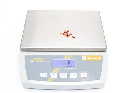 SAPIM Speichennippel Polyax Aluminium 2 mm | 14 mm orange