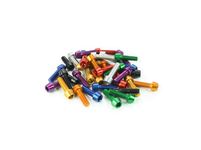 Aluminium Screw M5x20 Conical Head green