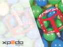 XPEDO Pedale SPRY XMX24MC Plattform rot