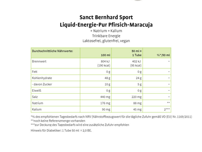 AKTIV3 Liquid Energie pur Pfirsich-Maracuja | 50 ml