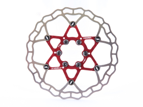 ASHIMA Brake Disc AiNEON Rotor | 160 mm red