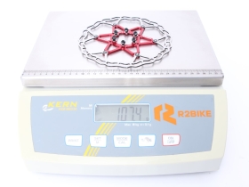 ASHIMA Brake Disc AiNEON Rotor | 180 mm red