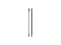 thumbnail image 2 of Sapim CX-Ray Bladed Straight Pull Spoke – 266mm Black – Single Spoke 2 of 5