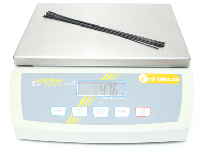 SAPIM Speiche CX-Ray Messerspeiche Straightpull schwarz 284 mm