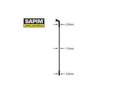 SAPIM Spoke Laser black 295 mm