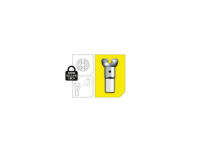 SAPIM Speichennippel Secure Lock Aluminium 14 mm schwarz