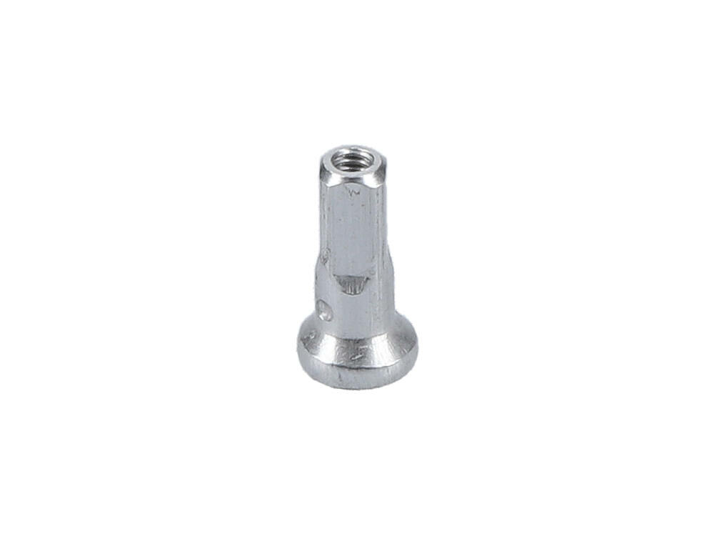 sapim spoke nipple upsidedown aluminium 1 8 mm 10 mm silver 0 35