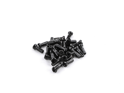 SAPIM Speichennippel Polyax Messing 2 mm | 12 mm schwarz