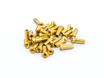 SAPIM Speichennippel Polyax Aluminium 1,8 mm | 12 mm gold