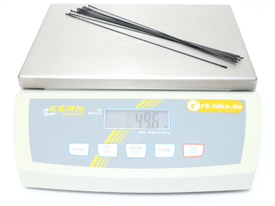 SAPIM Speiche CX-Ray Messerspeiche Straightpull schwarz 306 mm