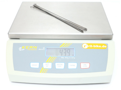SAPIM Speiche CX-Ray Messerspeiche silber 258 mm