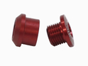WOLFTOOTH Chainring Bolts 4-Loch 6 mm red