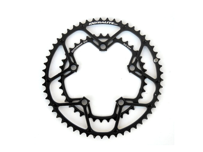 EXTRALITE Chainring Set Road OctaRamp CH-2 10/11-speed BCD 110 | 53/39 Teeth
