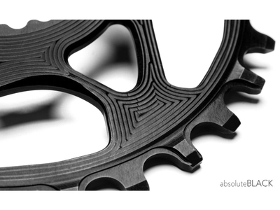 ABSOLUTE BLACK Kettenblatt Direct Mount narrow wide Cannondale Hollowgram Kurbel | schwarz 32 Zhne