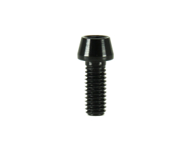 Titanium Screw M6x15 conical black