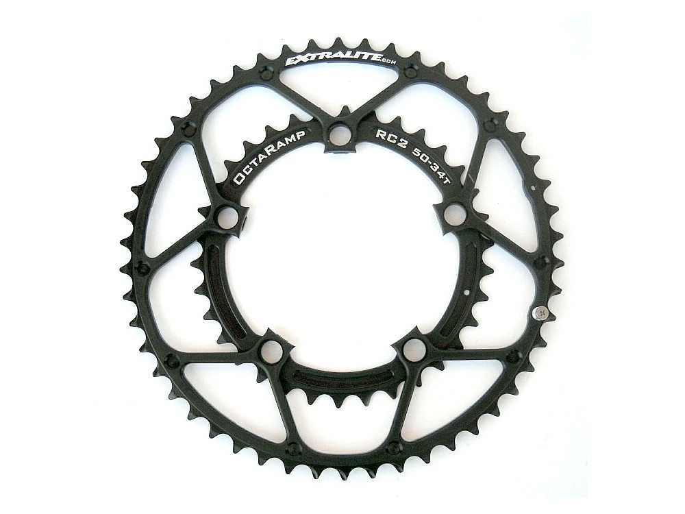 Details about   Extralite OctaRamp CH2 Road Compact Hi-Ratio Chainrings 