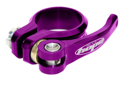 HOPE Sattelklemme Schnellspanner 28,6 mm | purple