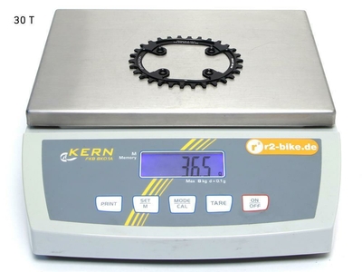 LEONARDI RACING Chainring TRACK oval 1-speed | BCD 76 for SRAM Cranks