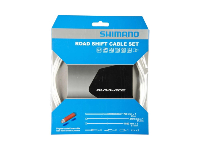 SHIMANO Schaltzug Set Dura Ace Polymer beschichtet wei