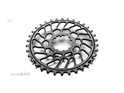 ABSOLUTE BLACK Chainring Direct Mount narrow wide for SRAM BB30 Short Spindle | SuperBOOST crank | black