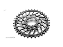 ABSOLUTE BLACK Chainring Direct Mount narrow wide for SRAM BB30 Short Spindle | SuperBOOST crank | black 32 Teeth