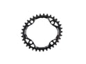 ABSOLUTE BLACK Chainring oval 1-speed LK 104 | narrow wide black