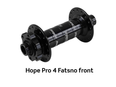 Laufradsatz 26 Hope Pro 4 Fatsno Naben | CARBON Fatbike...