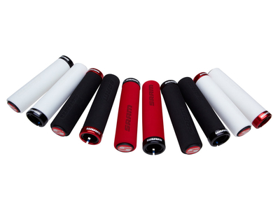 SRAM Grips Locking Grips Foam black| red