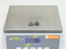 SRAM Brake Pads organic Aluminum Support Plate for Red...