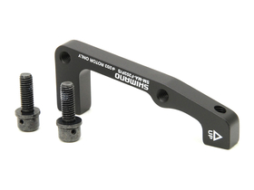 SHIMANO adapter IS to PM +43 front | black
