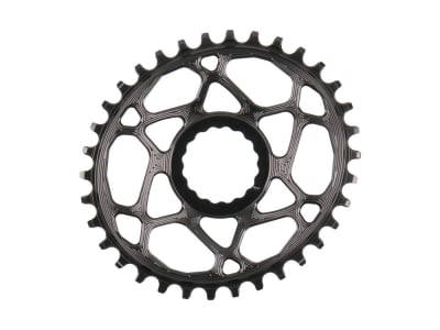 ABSOLUTE BLACK Chainring Direct Mount oval for Race Face Cinch Crank | black 32 Teeth