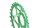 ABSOLUTE BLACK Chainring Direct Mount oval for Race Face Cinch Crank | acid green